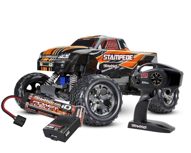 Traxxas Stampede RTR orange Silber Combo