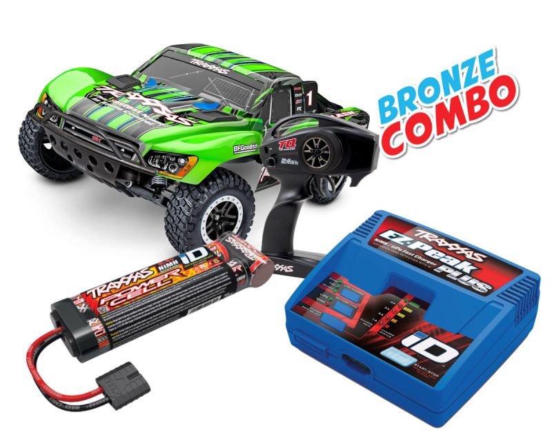 Traxxas Slash 2WD BL-2S Brushless grün Bronze Combo TRX58134-4-GRN-BRONZE-COMBO