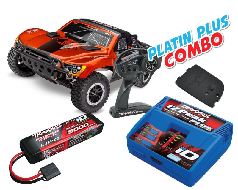 Traxxas Slash VXL 2WD Fox Clipless mit Magnum 272R Platin Plus Combo TRX58276-74-FOX-PLATIN-PLUS-COMBO