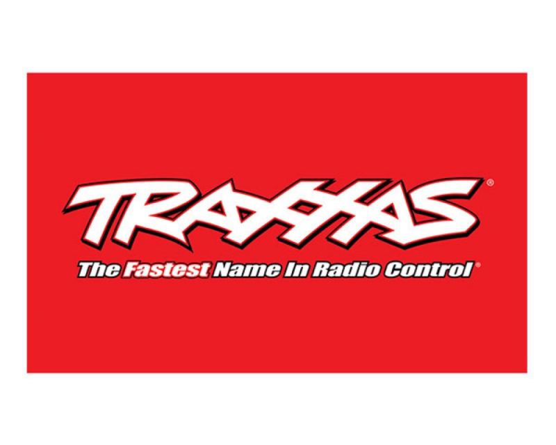 Traxxas 3x5 Logo Flag rot TRX61848