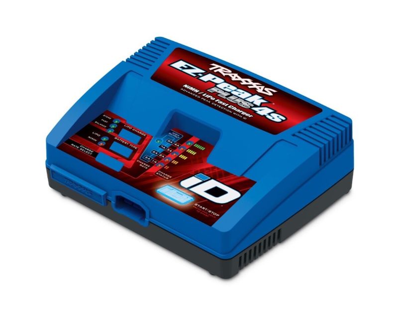 Traxxas Rustler 4x4 VXL Brushless blau Platin Plus Combo