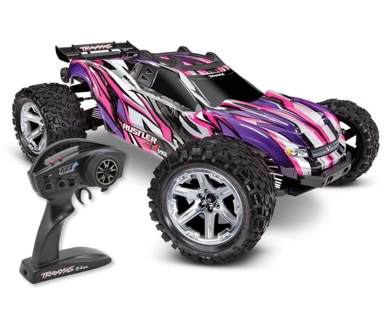 Traxxas Rustler 4x4 VXL Brushless pink Bronze Plus Combo