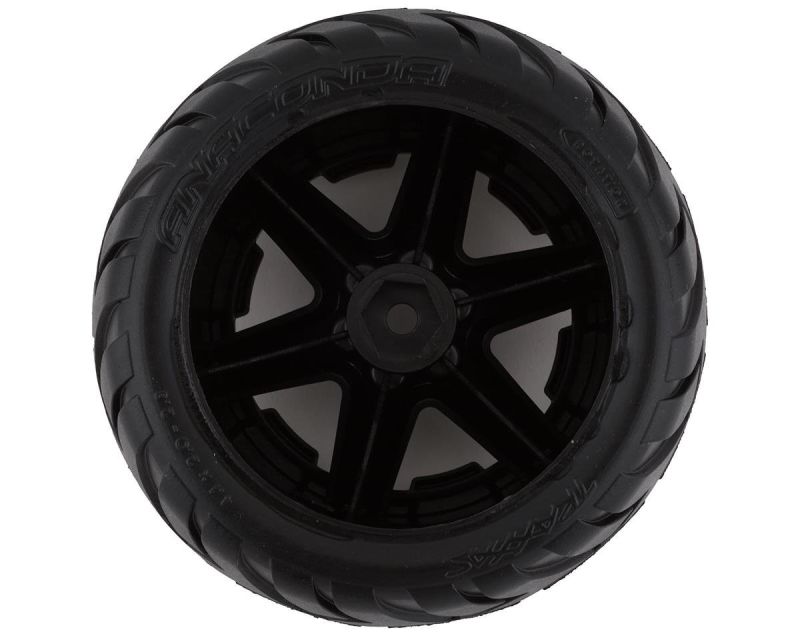 Traxxas Anaconda Reifen auf RXT Felge 2.8 chromschwarz 4WD vorne oder hinten