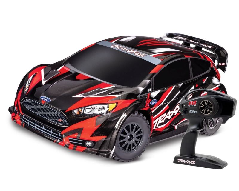 Traxxas Ford Fiesta ST Rally 4x4 BL-2S rot Platin Combo