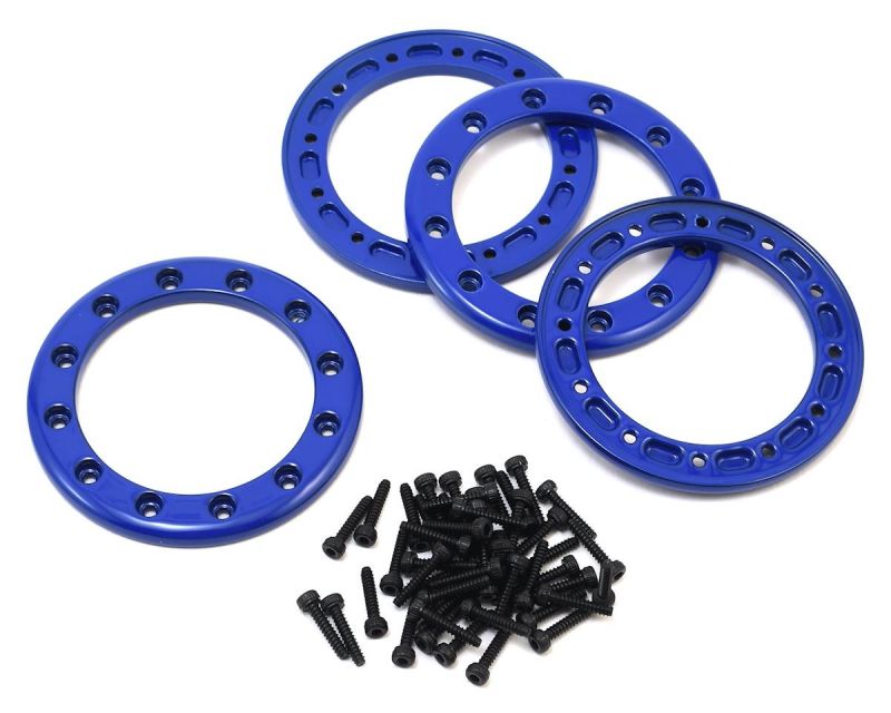 Traxxas Beadlock Rings blau 1.9 Alu mit Schrauben TRX8169X