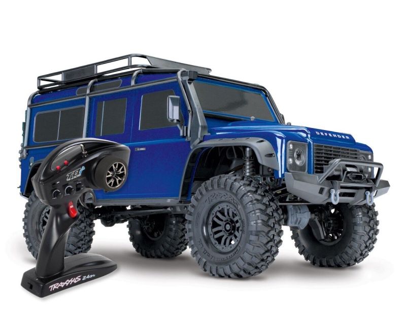 Traxxas TRX-4 Land Rover Defender blau Platin Combo
