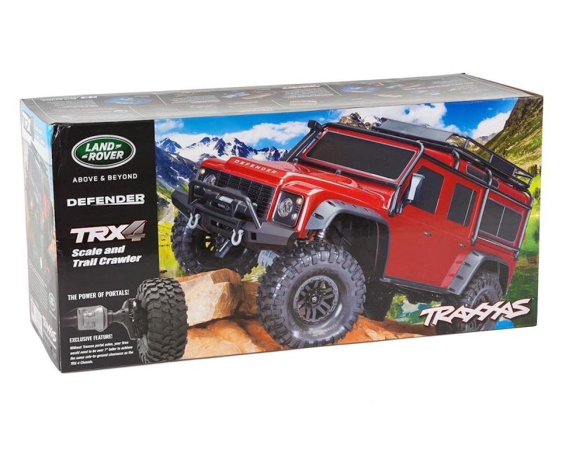 Traxxas TRX-4 Land Rover Defender silber mit Seilwinde