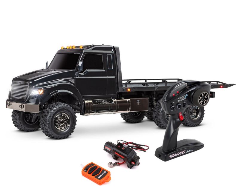 Traxxas TRX-6 Ultimate RC Hauler schwarz mit Windensystem Bronze Plus Combo