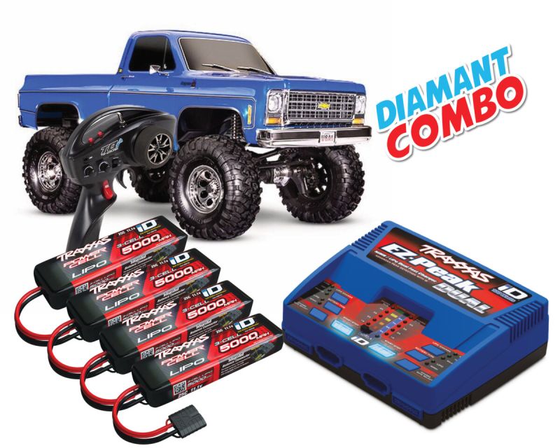 Traxxas Chevy K10 TRX-4 blau Diamant Combo TRX92056-4-BLUE-DIAMANT-COMBO