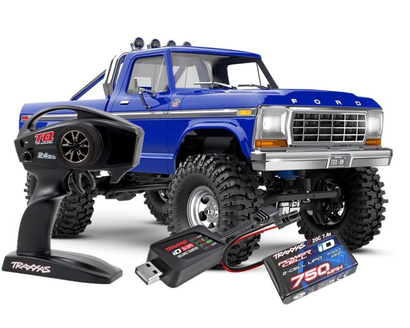 Traxxas TRX-4M Ford F150 High Trail blau Diamant Combo