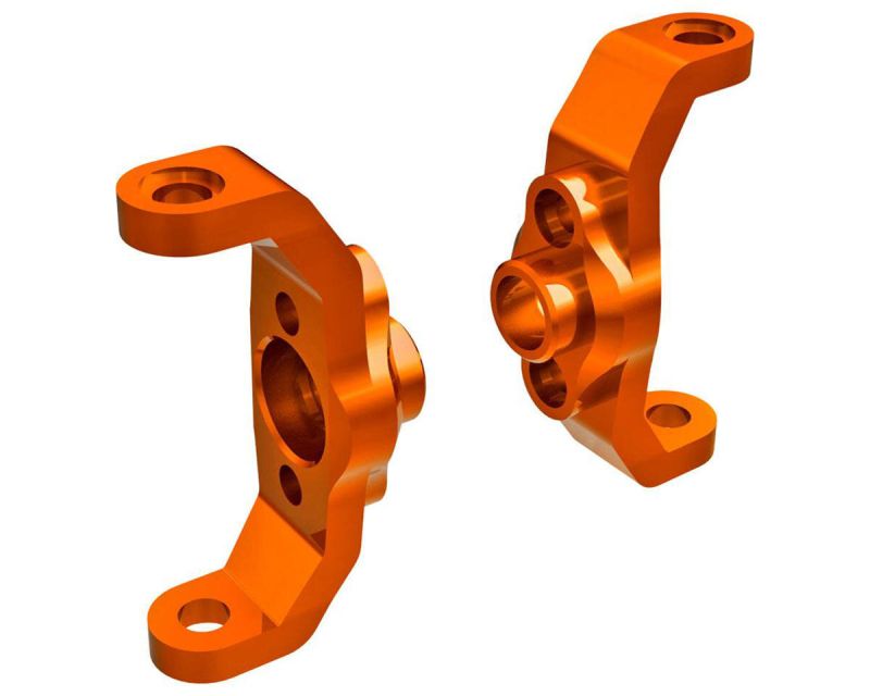 Traxxas Caster Blocks Alu orange links und rechts TRX9733-ORNG