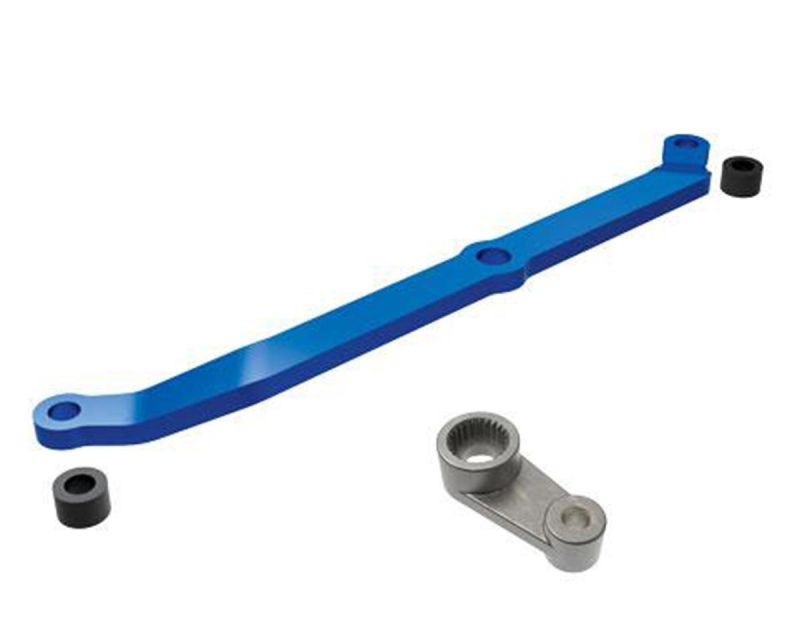 Traxxas Steering Link Alu blau mit Servohorn Stahl TRX9748-BLUE