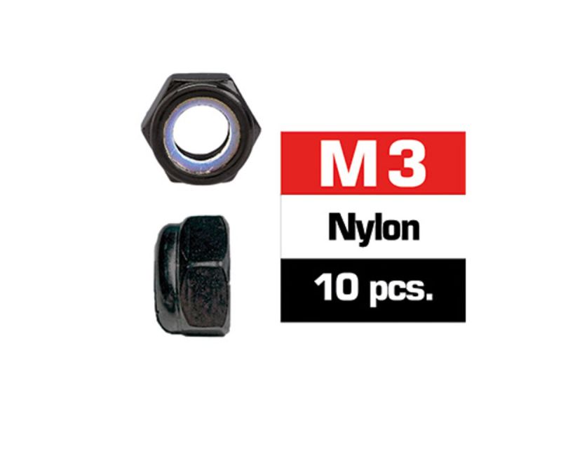 Ultimate Racing Muttern M3 nyloc UR165300