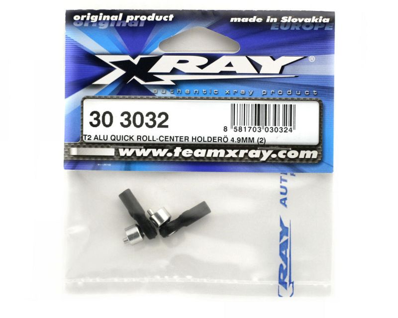 XRAY Alu Quick Roll-Center Holder 4.9mm 2+2