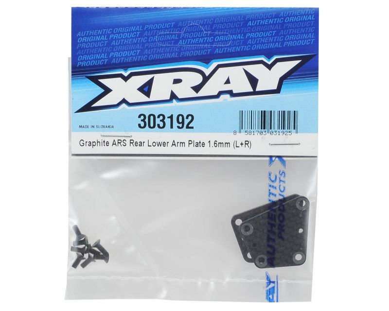XRAY Carbon ARS Querlenkerplatte 1.6mm
