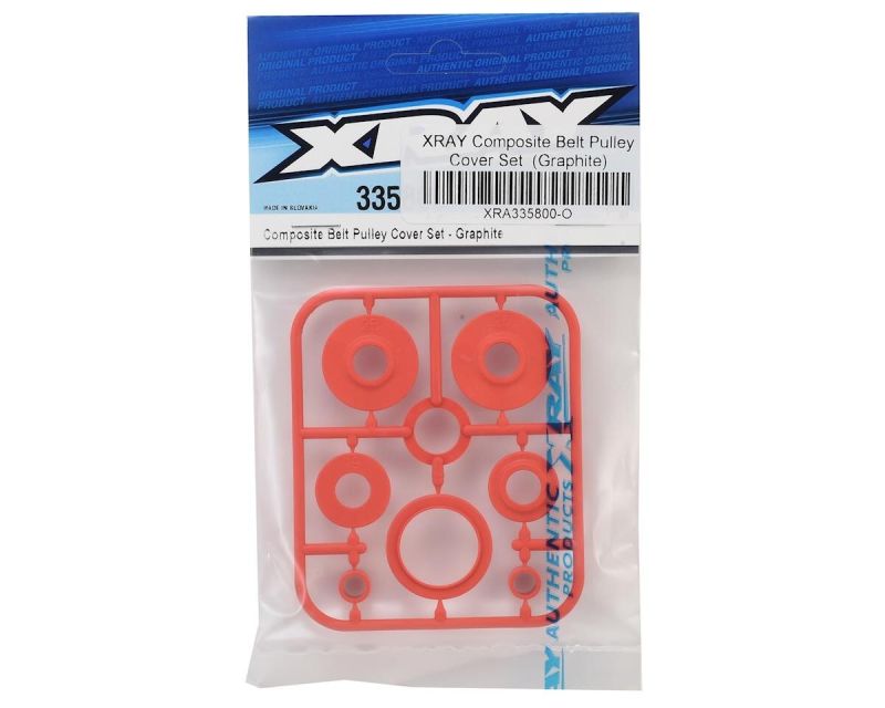 XRAY Composite Belt Pulley Cover Set Graphite