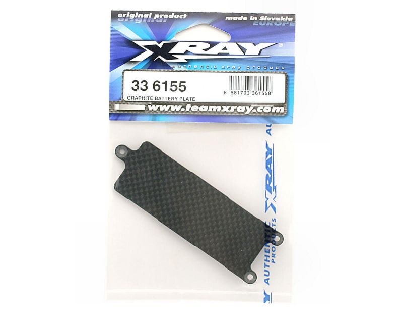XRAY Batterie Montage Platte Carbon V2 Option