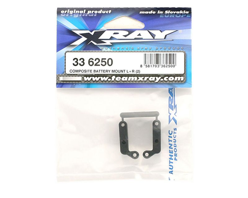 XRAY Montagebock Batterie Platte Halter links und rechts