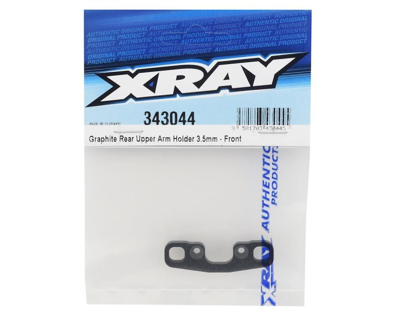 XRAY Graphite Rear Upper Arm Holder 3.5mm Front