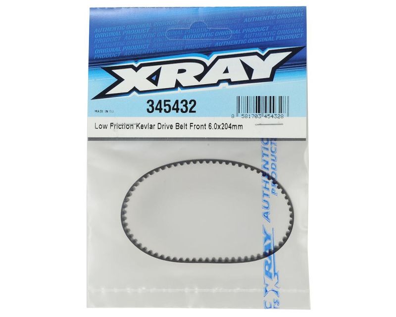 XRAY LOW FRICTION KEVLAR DRIVE BELT FRONT 6.0 x 204 MM