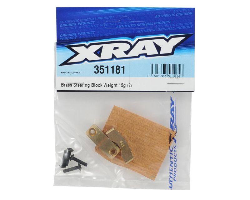 XRAY Messing Achsschenkel Gewicht 15gr Option