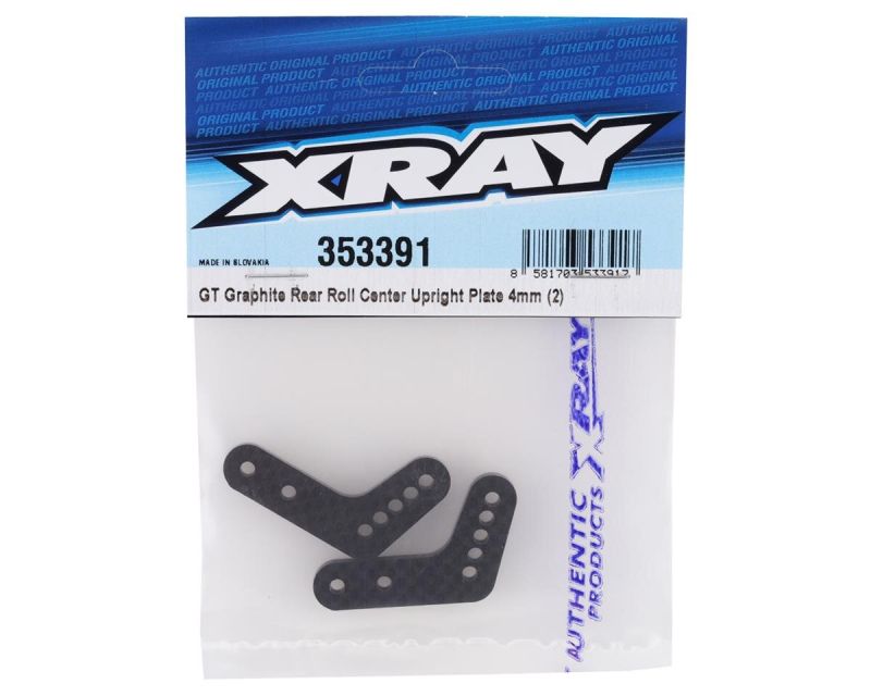 XRAY Carbon Rollcenter Platte 4mm Heck