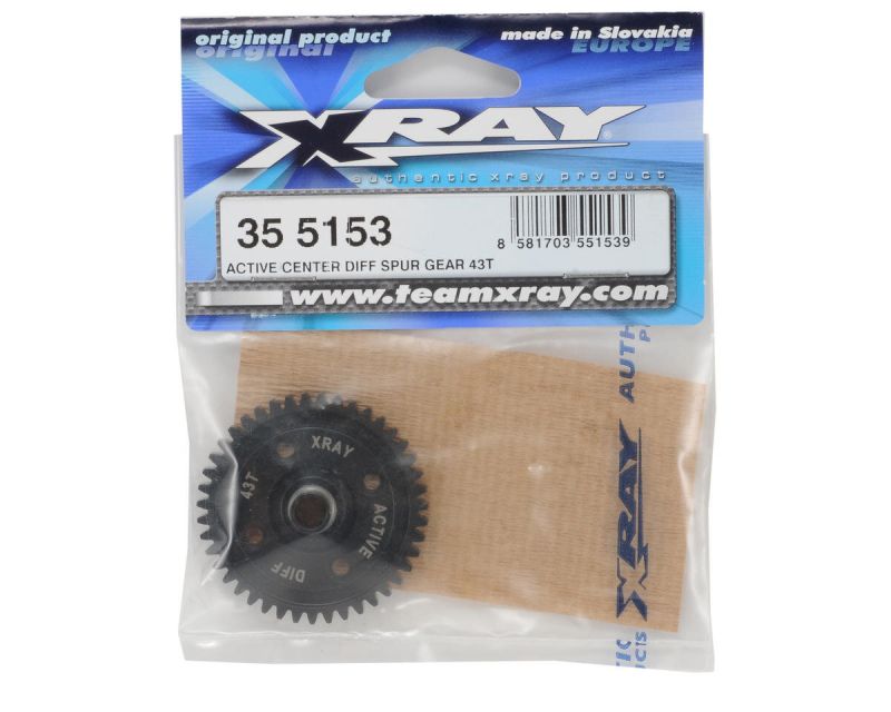 XRAY ACTIVE DIFF Zahnrad 43 Zähne Mitte Option