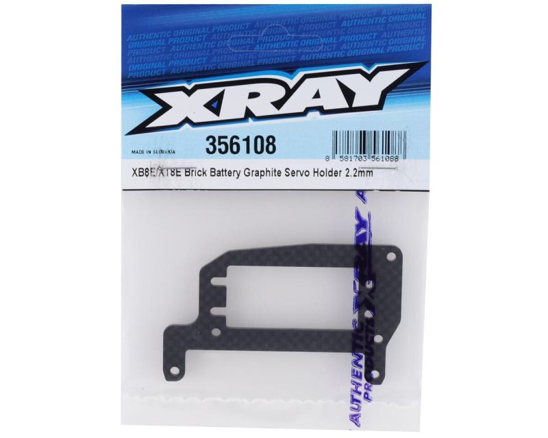 XRAY Carbon Servohalter 2.2mm für 4S Brick Akkus