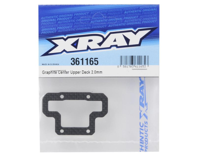 XRAY Top Deck Carbon 2.0 mm Mitte