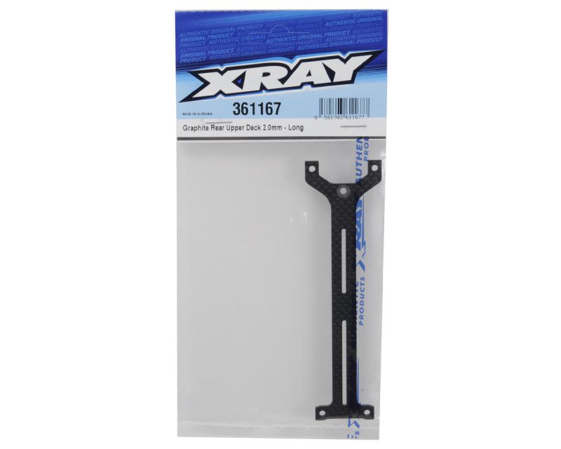 XRAY Top Deck Carbon 2.0 mm hinten long