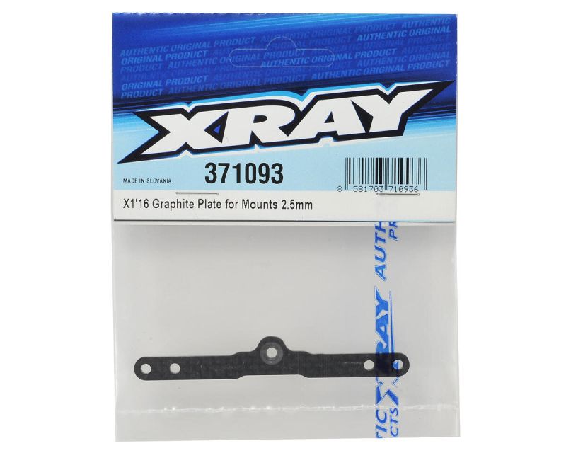 XRAY Montage Platte 2.5 mm Carbon X1 16