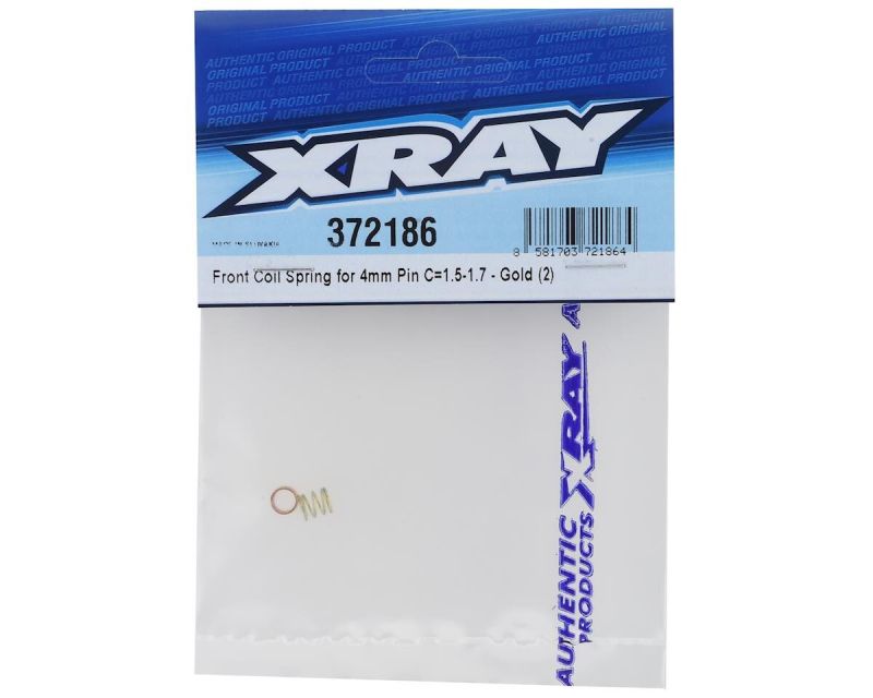 XRAY Federn vorne für 4mm Pin C=1.5-1.7 gold