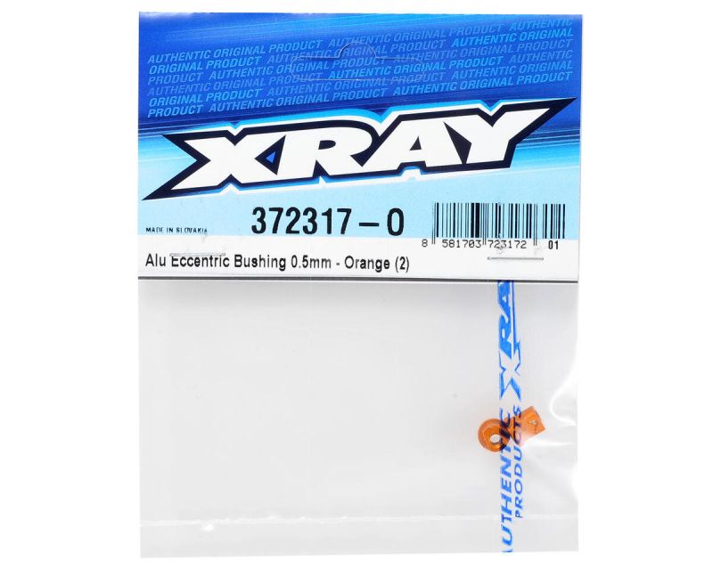 XRAY Alu Führungsbuchsen 0.5mm orange