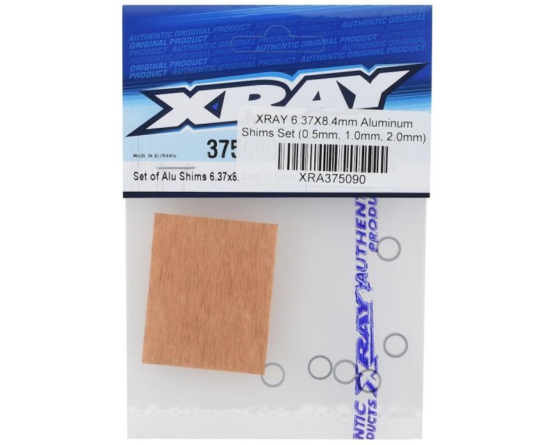 XRAY Scheibe 6.37x8.4 mm Alu 0.5 1.0 2.0 mm
