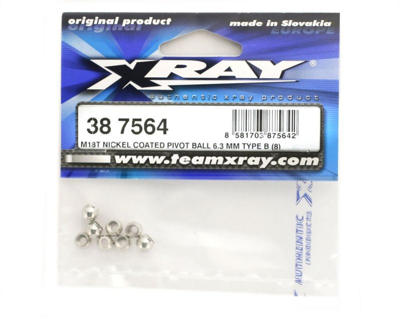 XRAY Kugel Nickel 6.3 mm B Type M18T M18MT NT18T NT18MT