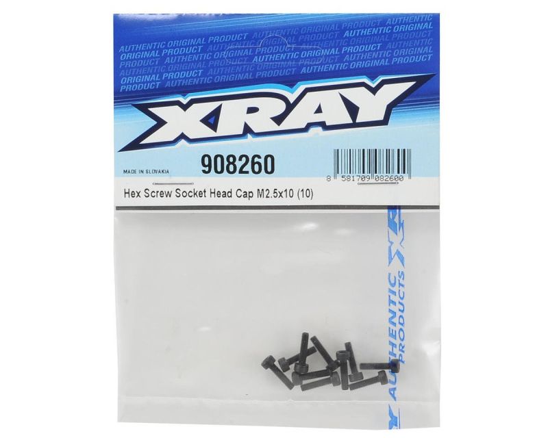 XRAY HEX SCREW SOCKET HEAD CAP M2.5x 10