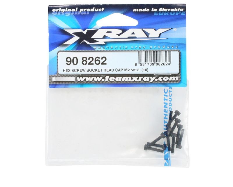 XRAY HEX SCREW SOCKET HEAD CAP M2.5x 12