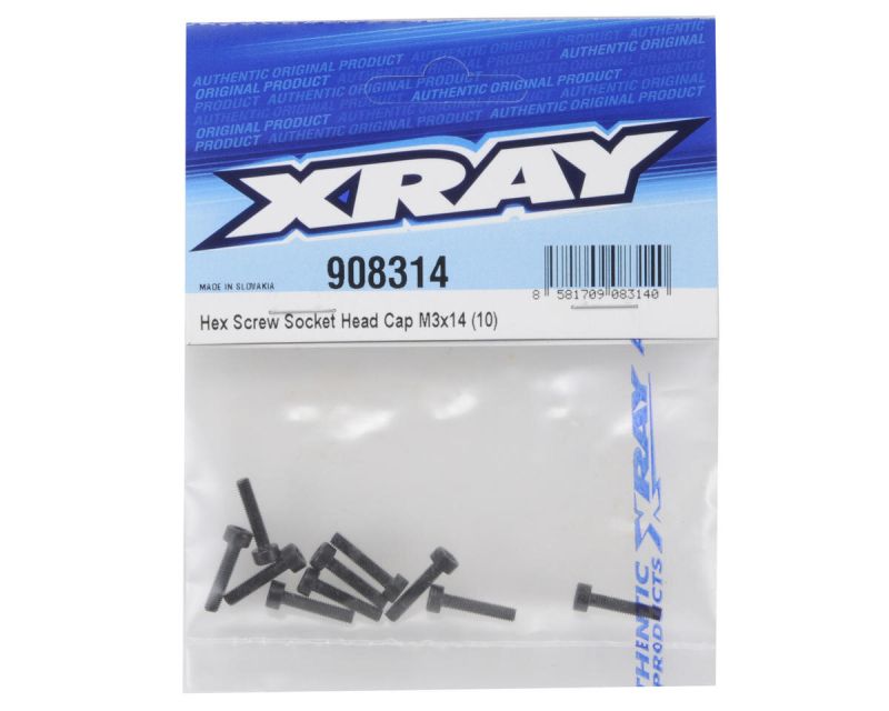 XRAY HEX SCREW SOCKET HEAD CAP M3x14