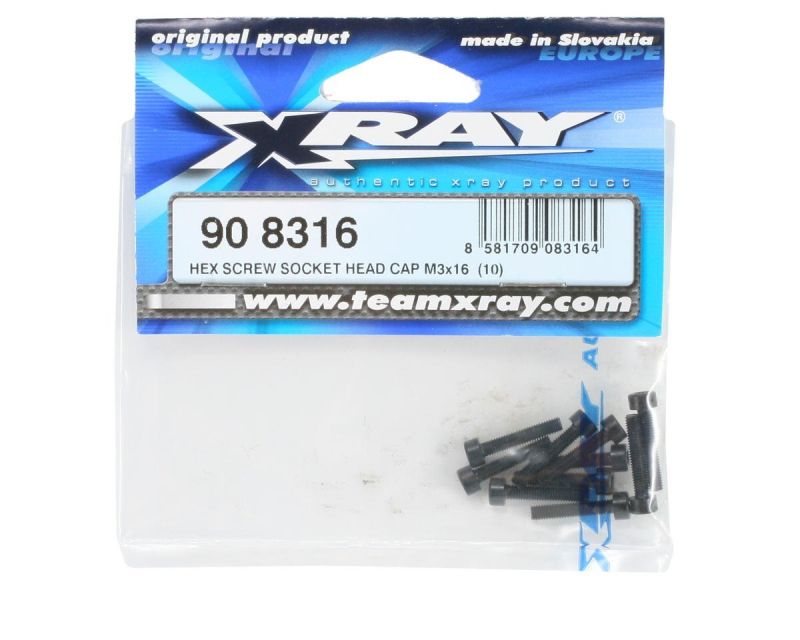 XRAY HEX SCREW SOCKET HEAD CAP M3x 16