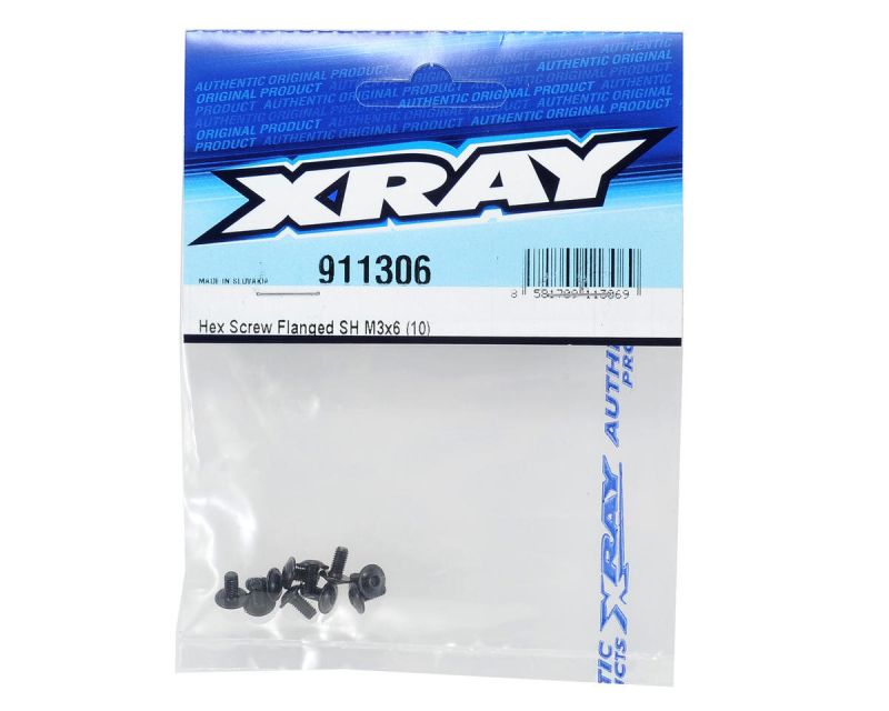 XRAY HEX SCREW FLANGED SH M3x6