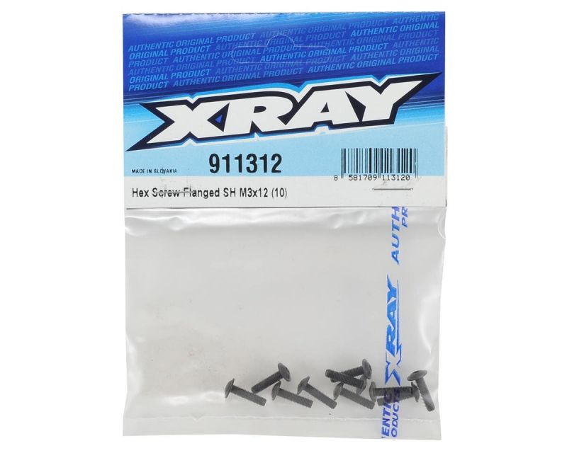 XRAY HEX SCREW FLANGED SH M3x12