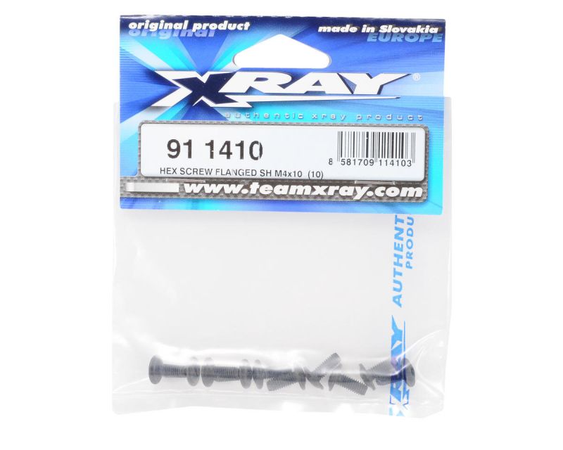 XRAY HEX SCREW FLANGED SH M4x10
