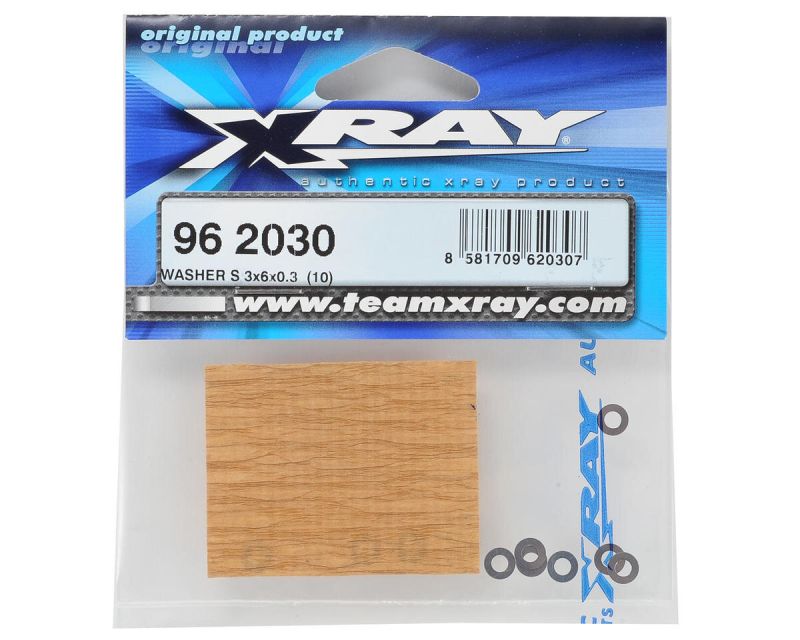XRAY Unterlegscheiben 3x6x0.3mm