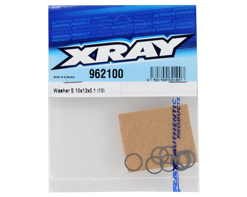 XRAY Unterlegscheiben 10x12x0.1mm