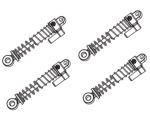 Absima Stoßdämpfer Set schwarz für Micro Crawler 1:18 und 1:24 AB-1010018