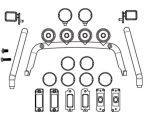 Absima Karosserie Teile für Truck Micro Crawler 1:18 AB-1010055