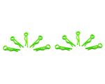 ARROWMAX Small Body Clip 1/10 fluorescent green AM103103