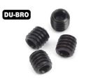 DU-BRO Grub Screws 4mm x 4 Socket Set Screws 4 pcs per package DUB2170