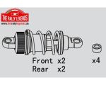 Rally Legends Ersatzteil Rally Legends Stossdämpfersatz lang Plastik für Rally EZRL2239
