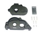 GPM Racing Alu Motorhalter und Getriebeabdeckung hinten schwarz für Arrma Granite GPMMAG038BK